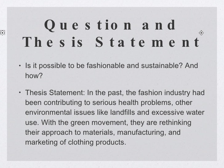 Fashion History Essay